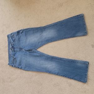 Old Navy Curvy Bootcut Jeans, Size 10 Short, Medium Wash